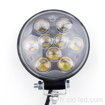 4 phares de voiture LED